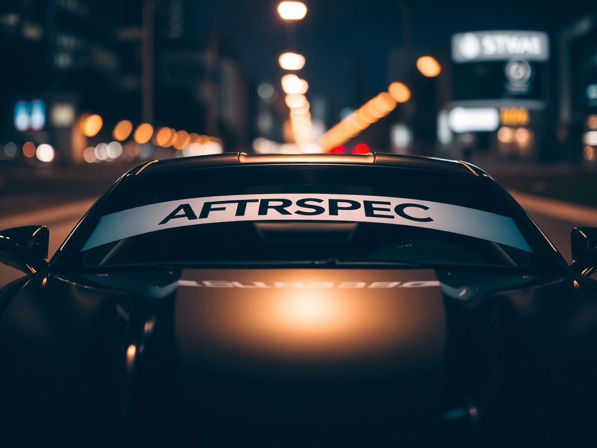 Reflective Windshield Banner